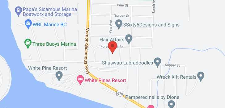 map of 609 Yew Avenue